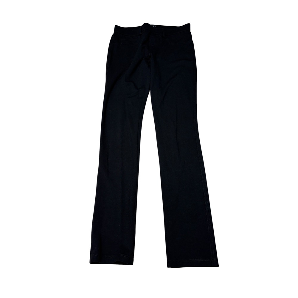 Theory Elly 2 Rave 2 Black Ponte Knit ‎ Pants Womens Size S W26 L30